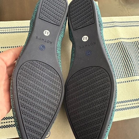 Rothy's Spruce Python Women's Points Flats (RETIRED) - Picture 2 of 4